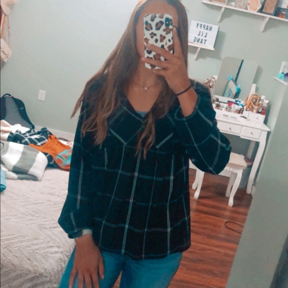 Old Navy Plaid Top